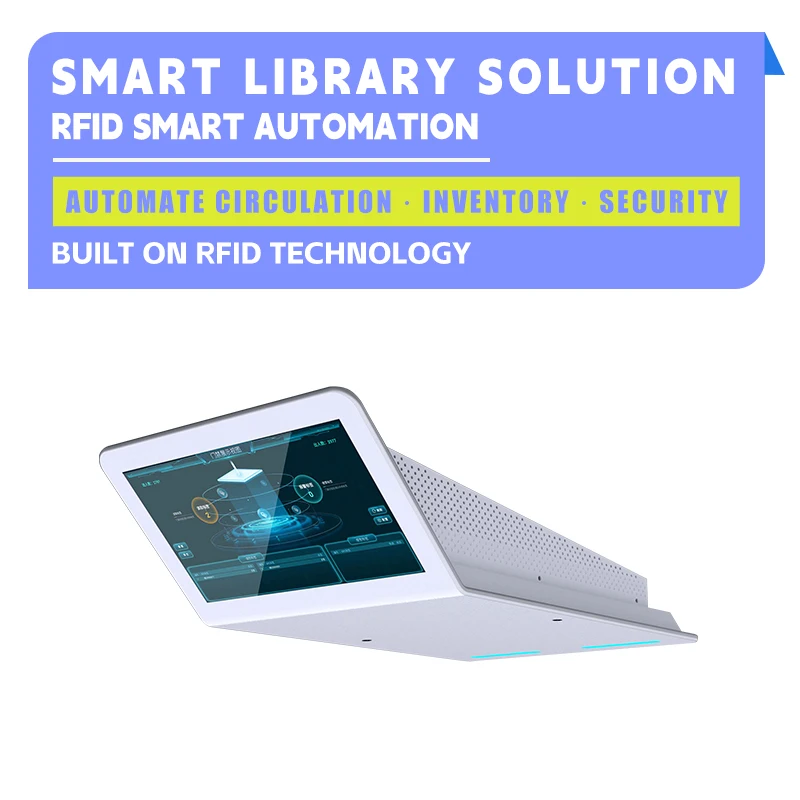 Smart Library Equipment RFID UHF Access Control Library Security Gate Anti-Theft Management Hf EAS Alarm Gates Antenna