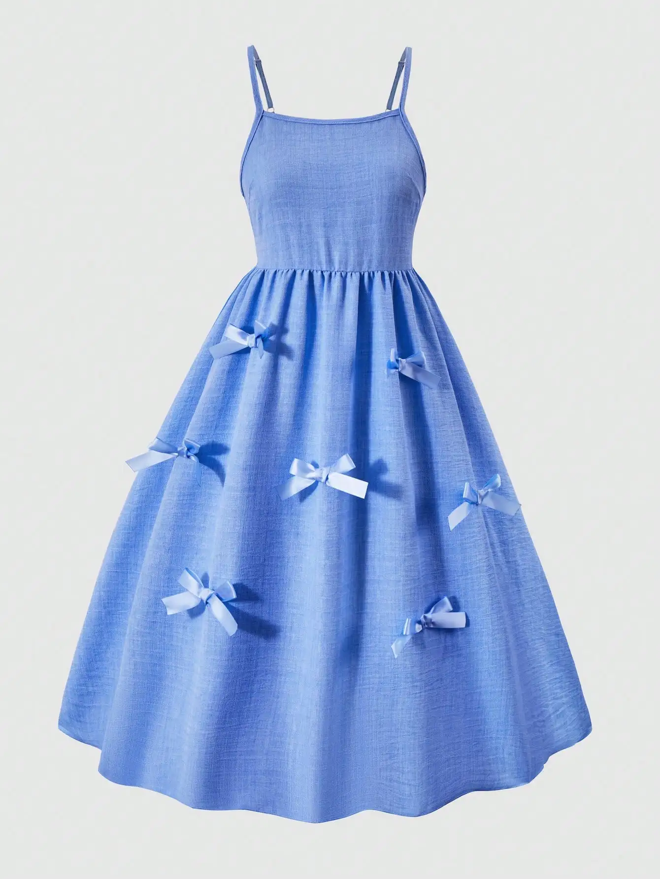 

Элегантное винтажное платье-комбинация с бантом, без рукавов, А-силуэт, для женщин