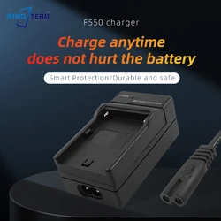With Cable AC Fast Battery Charger for Sony NP F770 F750 F570 F550 F530 NP F970 F960 F950 F930 NP-FM50 FM500H NP-QM71D Charger