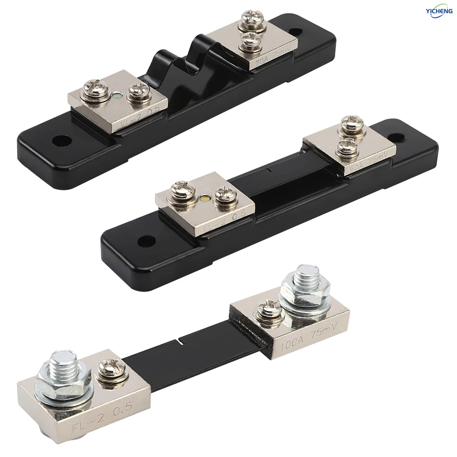 YICHENG DC Ammeter 44C2 Pointer Type Mechanical Meter for Accurate Current Reading.20A~500A /75mV.Equipped with current divider