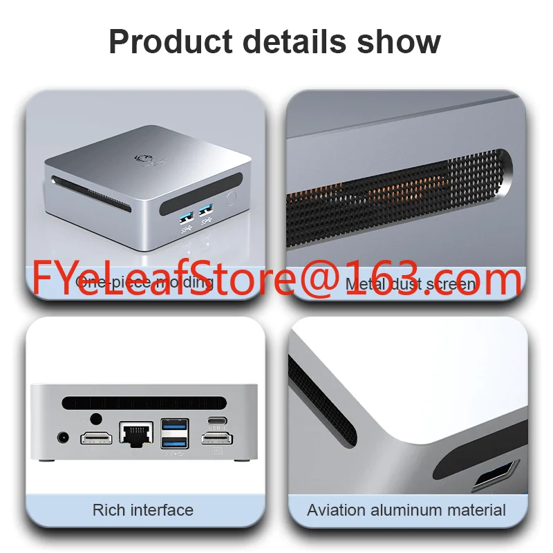 New Mini PC Gamer AMD Ry-zen 7 7730U R9 5900HX Win-dows 11 2xDDR4 2xNVMe Gaming Mini Computer Barebone 8K HTPC WiFi6 BT5.2