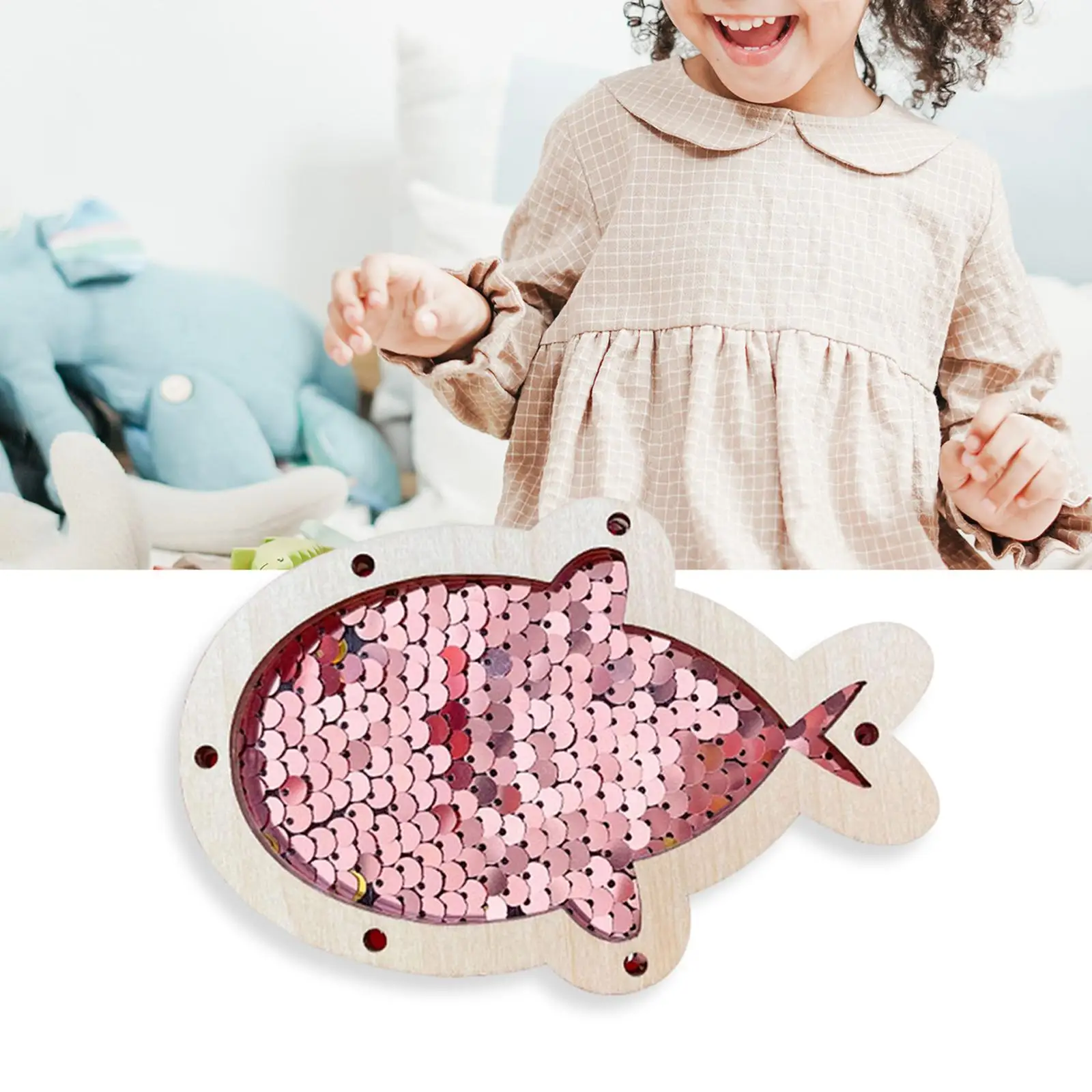 木製モンテッソーリビジーボード カラー認知パズル 幼児の男の子と女の子の発達のための早期学習おもちゃ