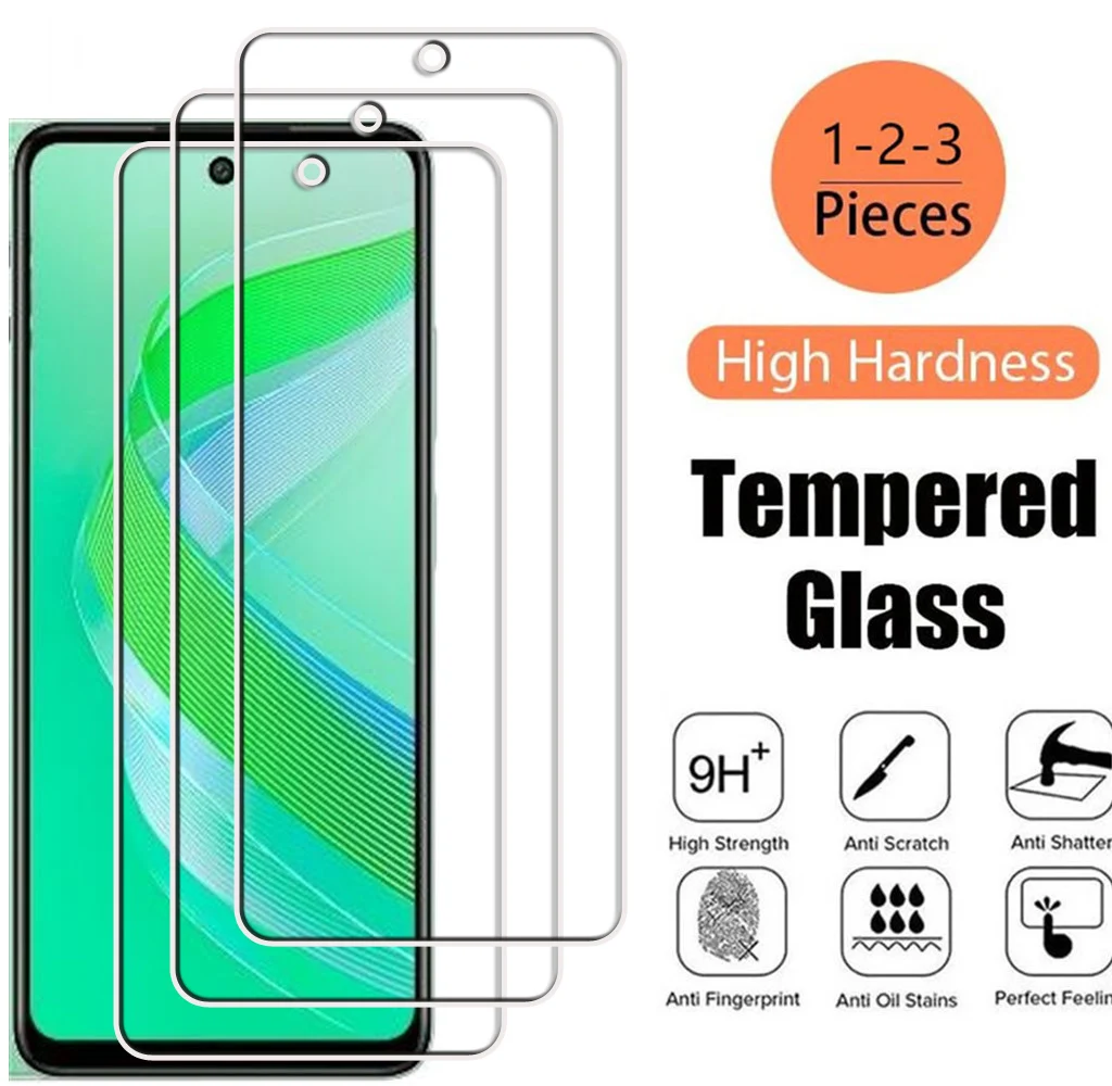 Tempered Glass On FOR Infinix Smart 8 HD 6.6