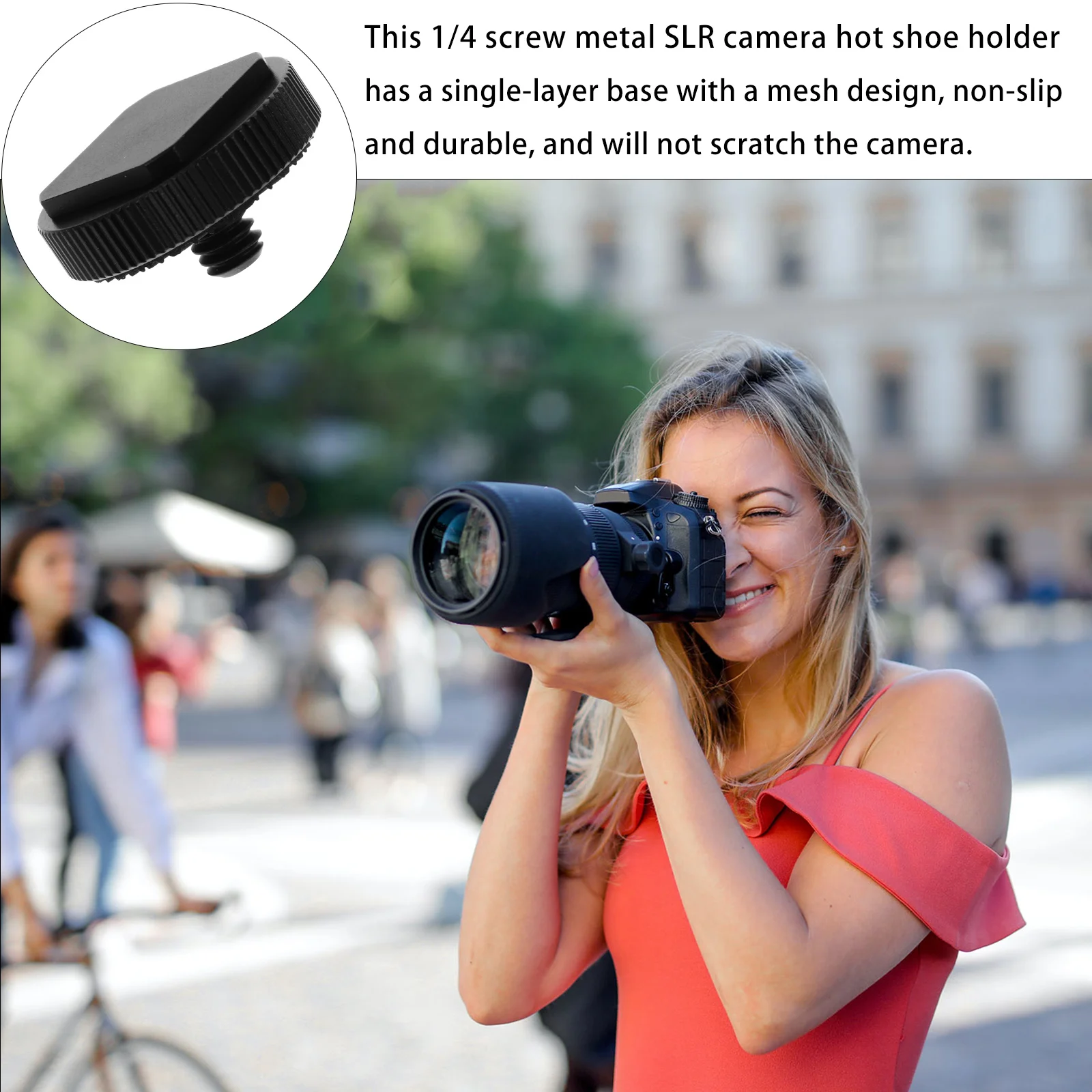 

3Pcs Hot Shoe Mount Adapter Aluminum Alloy Camera Mount Tripod Screw Cold Shoe Flash Adapter for Dslr Cameras Tripod Screw