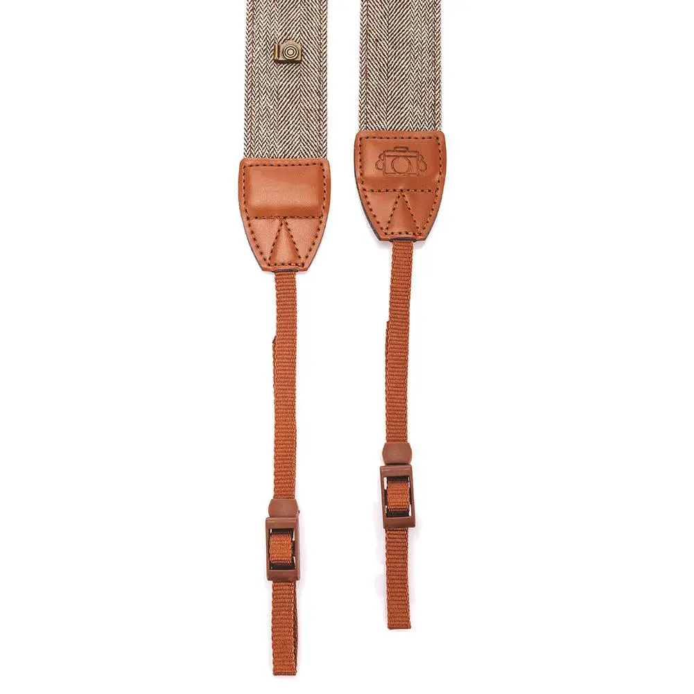 DSLR 디지털 카메라 스트랩, 조절 가능한 어깨 목 스트랩, 니콘 캐논 소니 카메라 렌즈 벨트와 호환, 내구성 액세서리