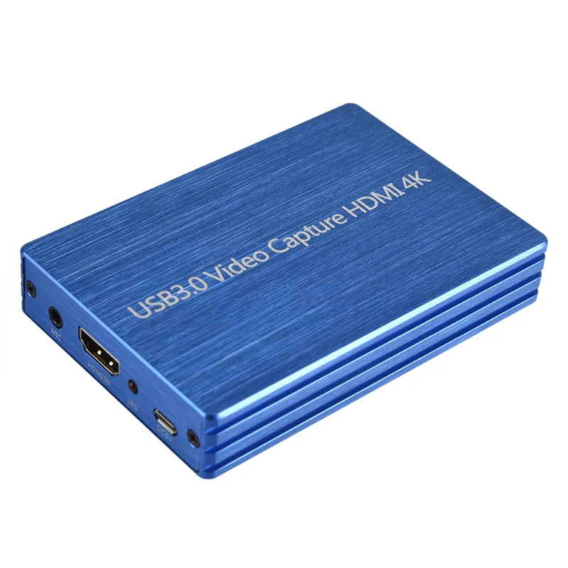 

USB3.0 Video Capture with HDMI Loop-Out, 4K Support, Microphone Input, External Power