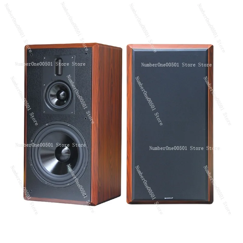 12 Inch 3 Way Floor Standing Speaker HiFi Passive Wood Home Audio 2.0 Stereo System​