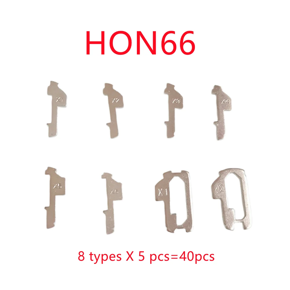 40 Cái/lốc HON66 Khóa Sửa Chữa Phụ Kiện Móc Khóa Xe Hơi Reed Khóa Đĩa Dành Cho Xe Honda K78