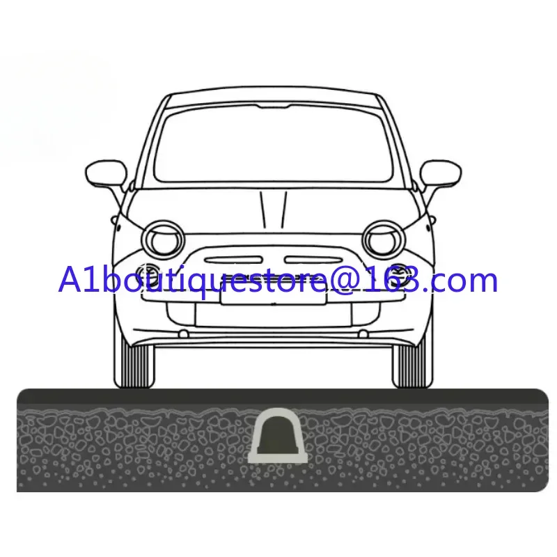 Caixa de sensor geomagnético de estacionamento inteligente, caixa de nylon N71