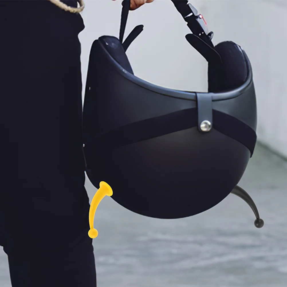 

4Pcs Motorcycle Tentacles Cute Universal Cat Ears Decoration Outdoor Ski Car Roof Accessories Fun Unique Horn Stickers