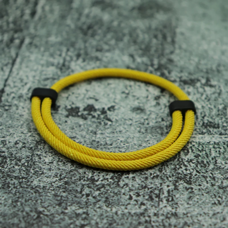 Pulsera de joyería para motocicleta con estilo para hombre y mujer, brazalete ajustable con cuerda de 4mm de grado A, varios colores, accesorios para ciclismo al aire libre