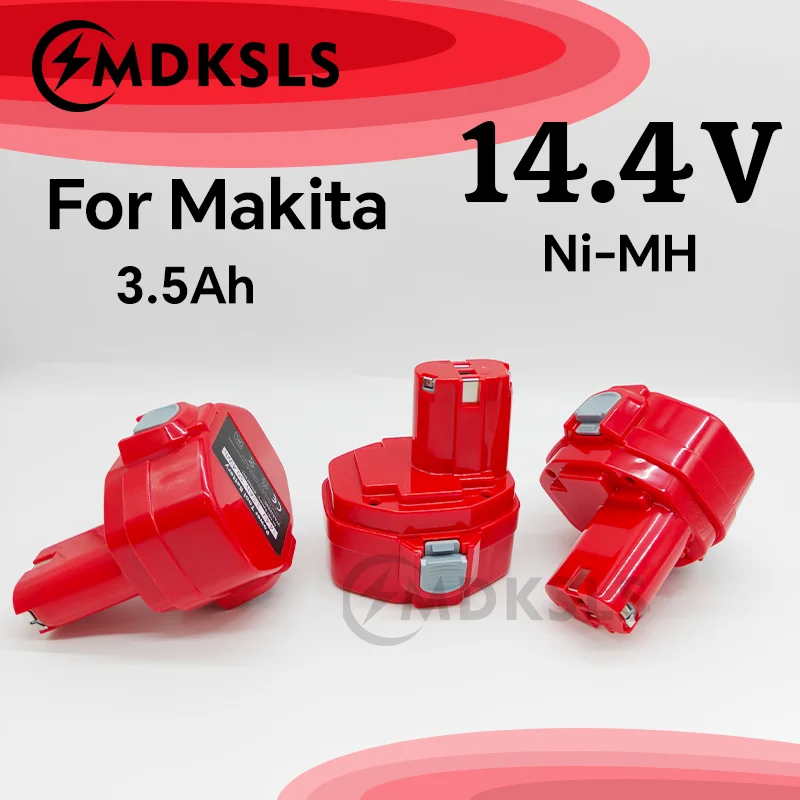 

2026 New Powtree 3500mAh Battery for MAKITA 14.4V Battery Pow Tool PA14,1422,1420,1433, 1434, 1435，6280D 6237D 6337D 8281D 6228D