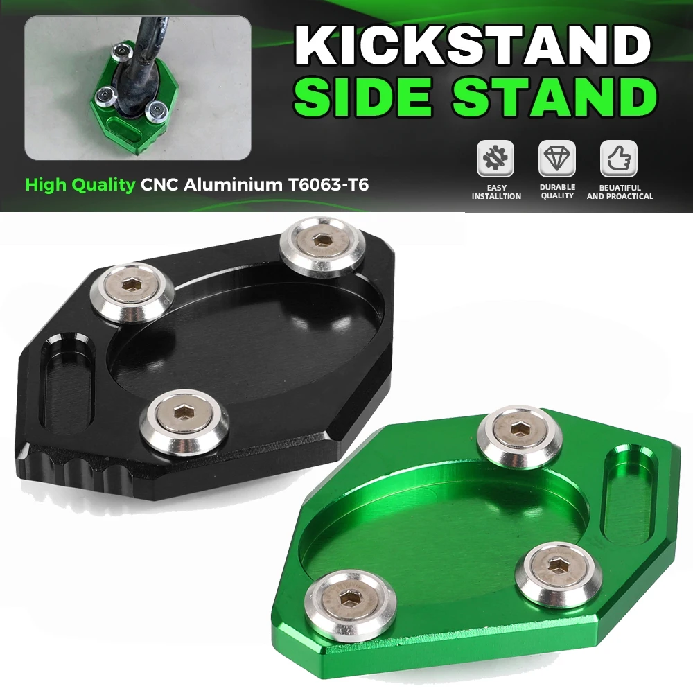 

For KAWASAKI GTR1400 Concours 14 Ninja ZX14R ZX14 ZZR1400 Motorcycle Kickstand Side Stand Extension Enlarger Extender Pad Plate