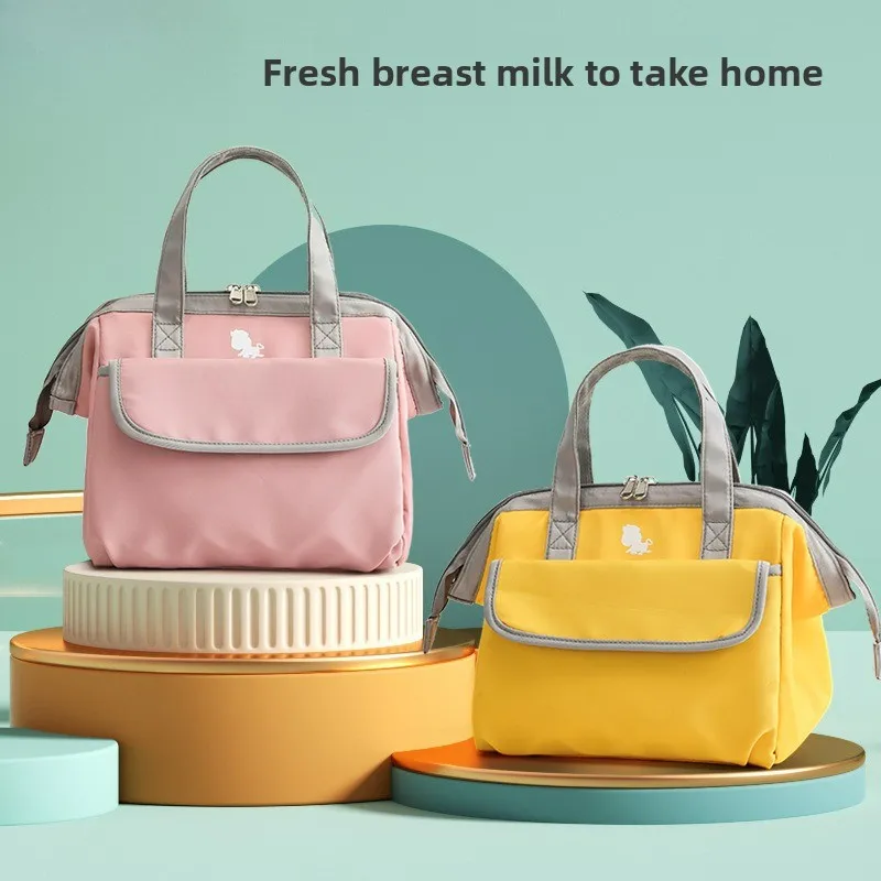 حقيبة غداء جديدة، حقيبة ثلج، حقيبة نزهة خارجية متعددة الوظائف، حقيبة غداء، حقيبة الأم المقاومة للماء، حقيبة الحليب، الحفاظ على حليب الثدي #3