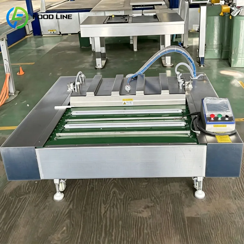Vacuum Skin Pack Machine For Meat Seafood Food Tray Packaging Automatic Sealer Customized