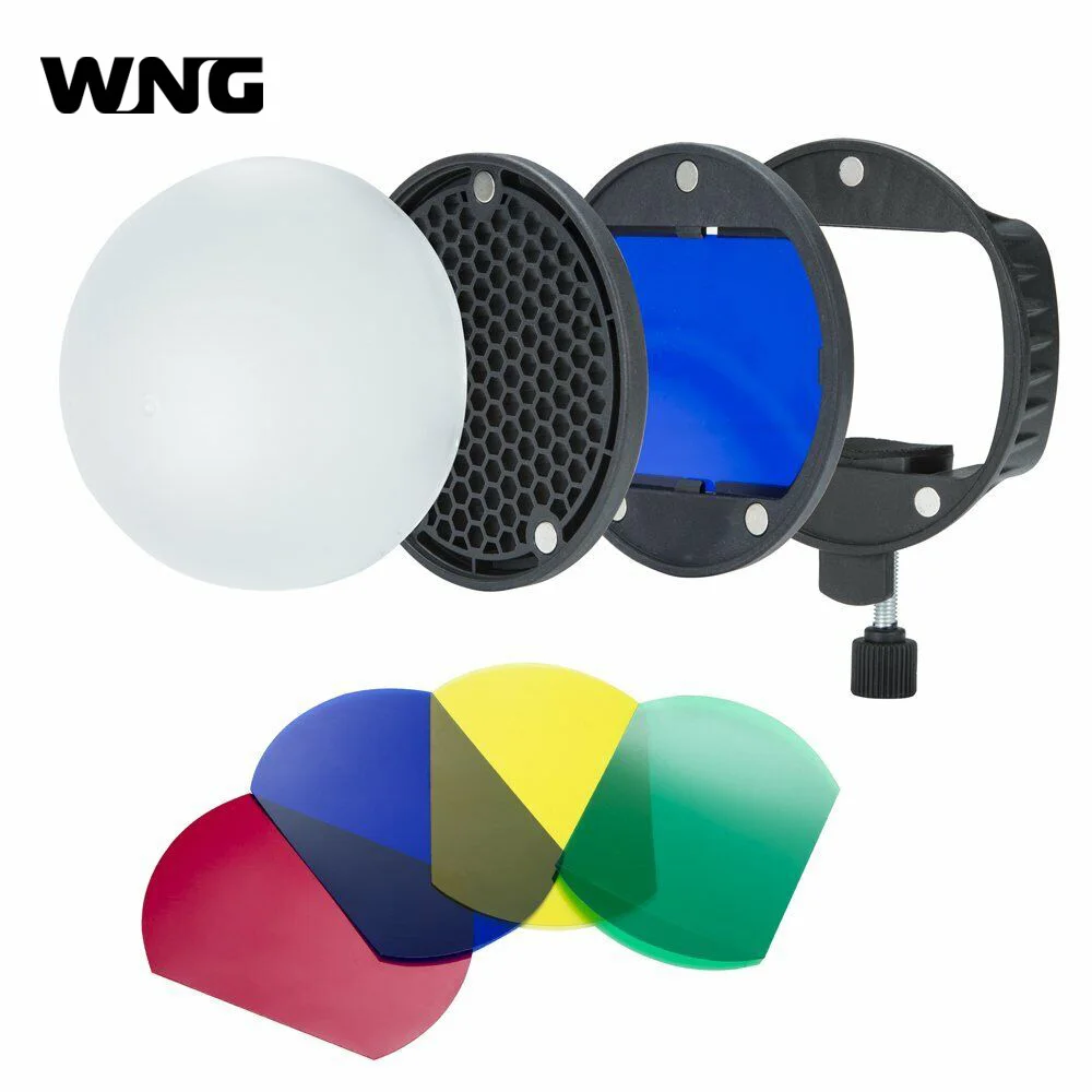 Magnetic Color Filter Reflector Honeycomb Diffuser Softball Photo Studio Accessories for Flash Canon Nikon Sony Yongnuo