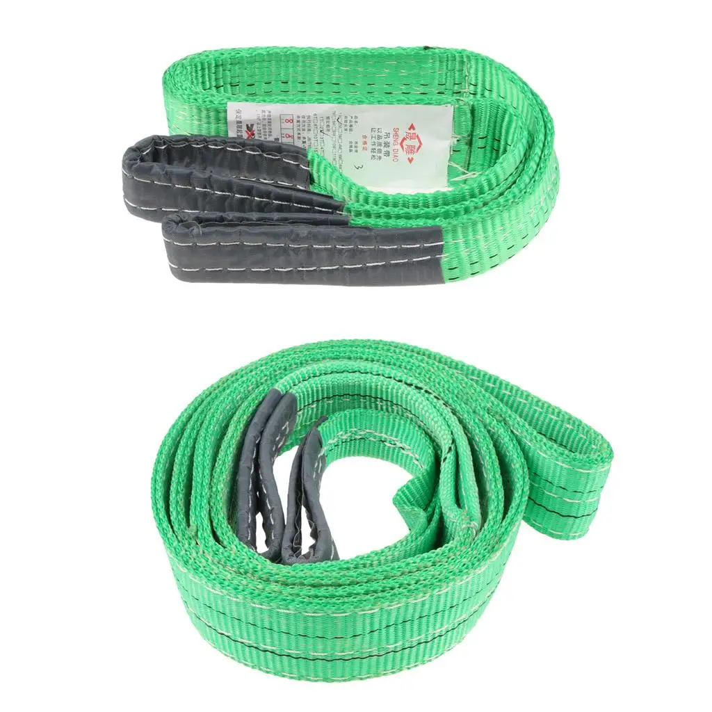 Polyester Lifting Sling Heavy Duty Tow Strap Flat Webbing Recovery Strap Multilayer Pulling Sling for Metallurgy