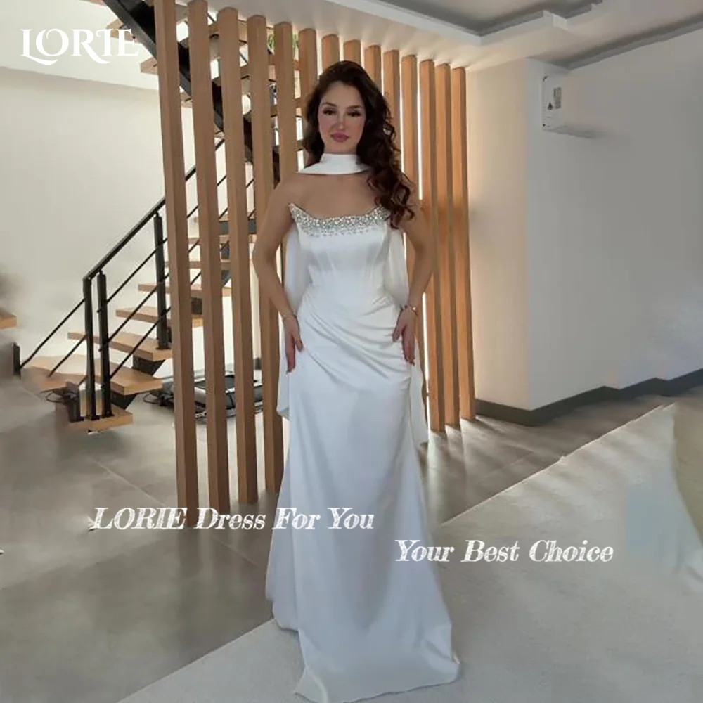 

LORIE Arabia Saudi Mermaid Evening Dresses Sexy Sequins Shiny Sparkly Party Dress Saudi Party Prom Dress Customized