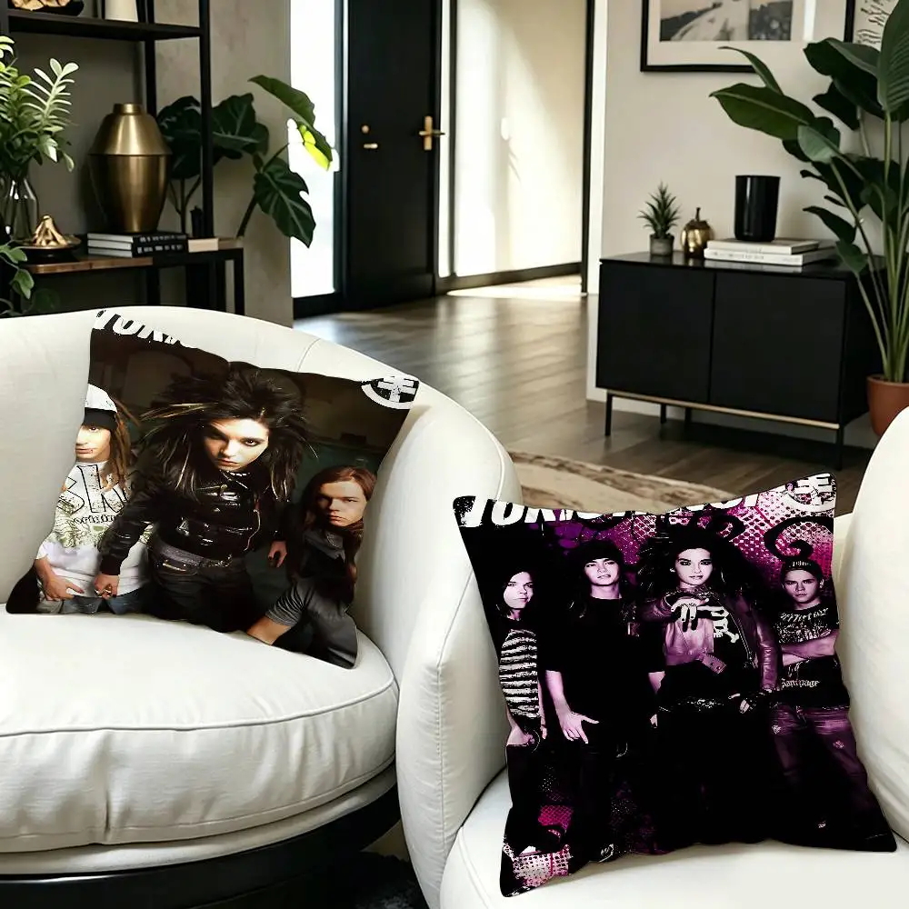Singer Bill K-Kaulitz Tom Tokio pillow cover sofa cushion cover home room decoration children gift