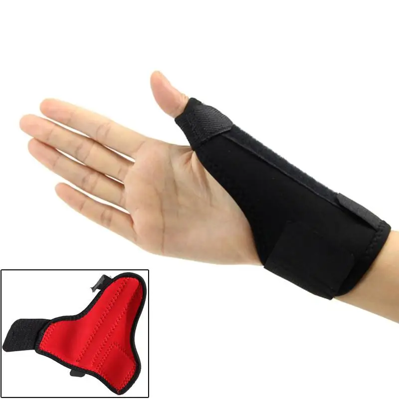 (Old Style) Thumb Guard Nylon Wrist Brace Support Easy Wear Splint Adjustable Perfect Fit Heat Retention Protective Gloving