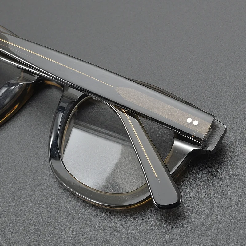 Lunettes optiques en acétate faites à la main pour hommes et femmes, lunettes d'ordinateur de luxe légères vintage, lunettes de mode, qualité supérieure