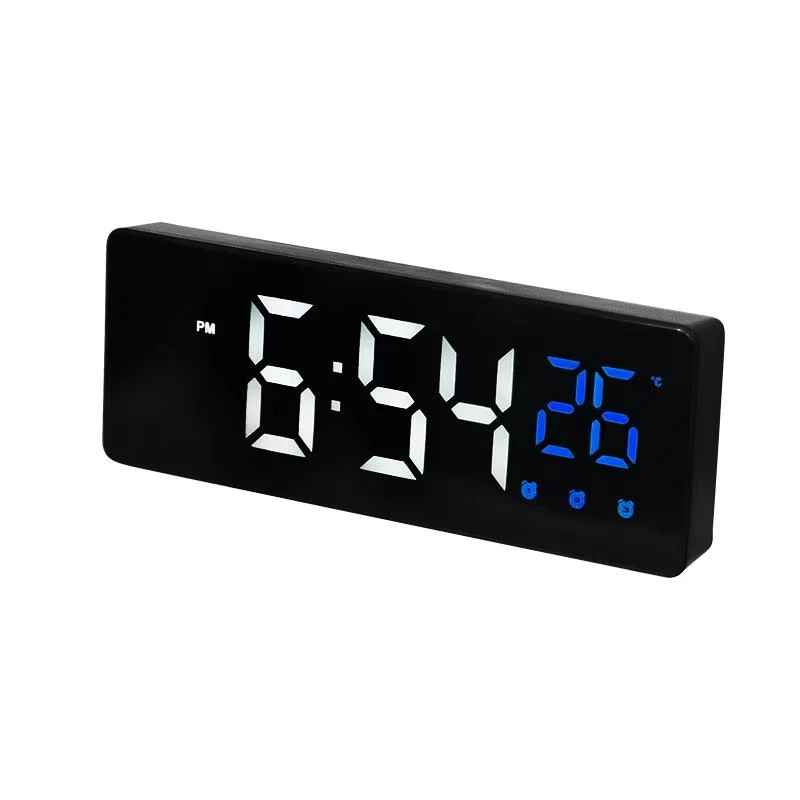 

Multifunction Electronic Clock Large Clock Multi Group Alarm Clock Temperature Digital Mirror Student Clock