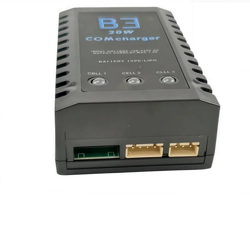 B3 20W simple balanced charger model airplane 2S -3S lithium battery 7.4V-11.1V model toy gun drone