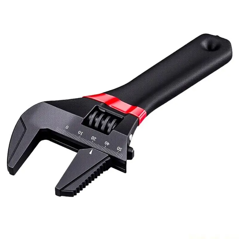 A2BE Sturdy Alloy Steel Plumbing Wrench With Large Opening Short Handle Spanner For Efficient Bathroom Installation Tasks