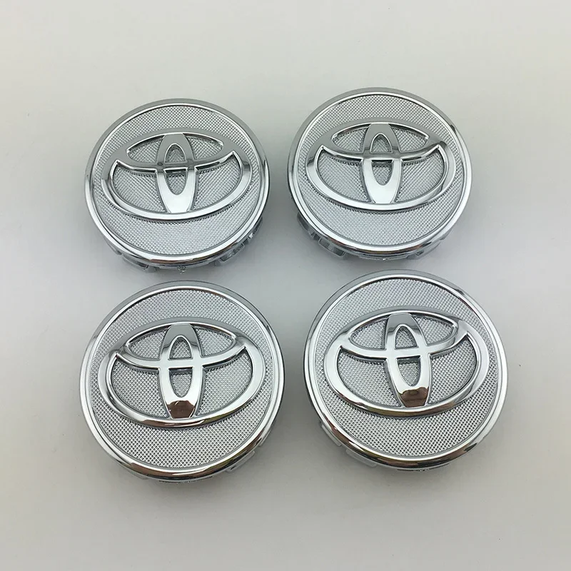 4szt 62mm Samochodowe kołpaki centrujące do felg Emblemat do Toyota Corolla Yaris CHR Rav4 Auris Avensis