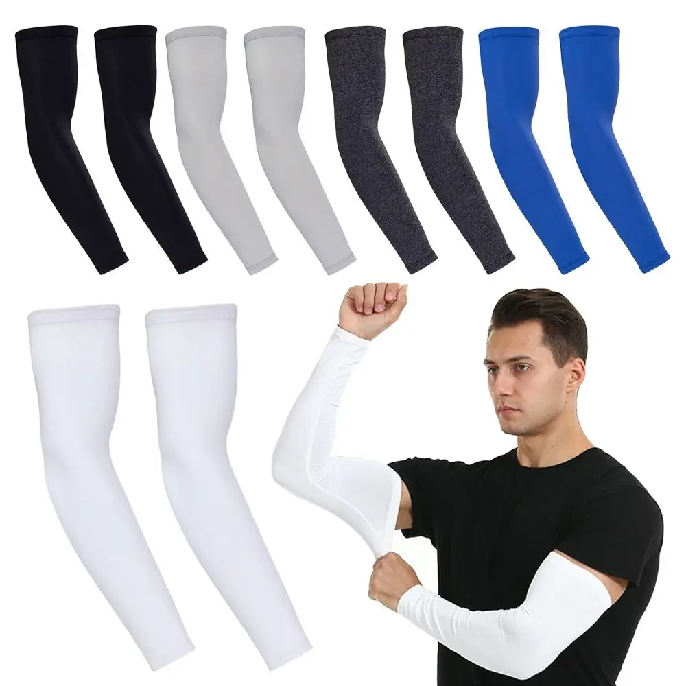 

Warmer Summer Cooling Running Basketball Arm Sleeves Sun Protection Outdoor Sport Arm Cover