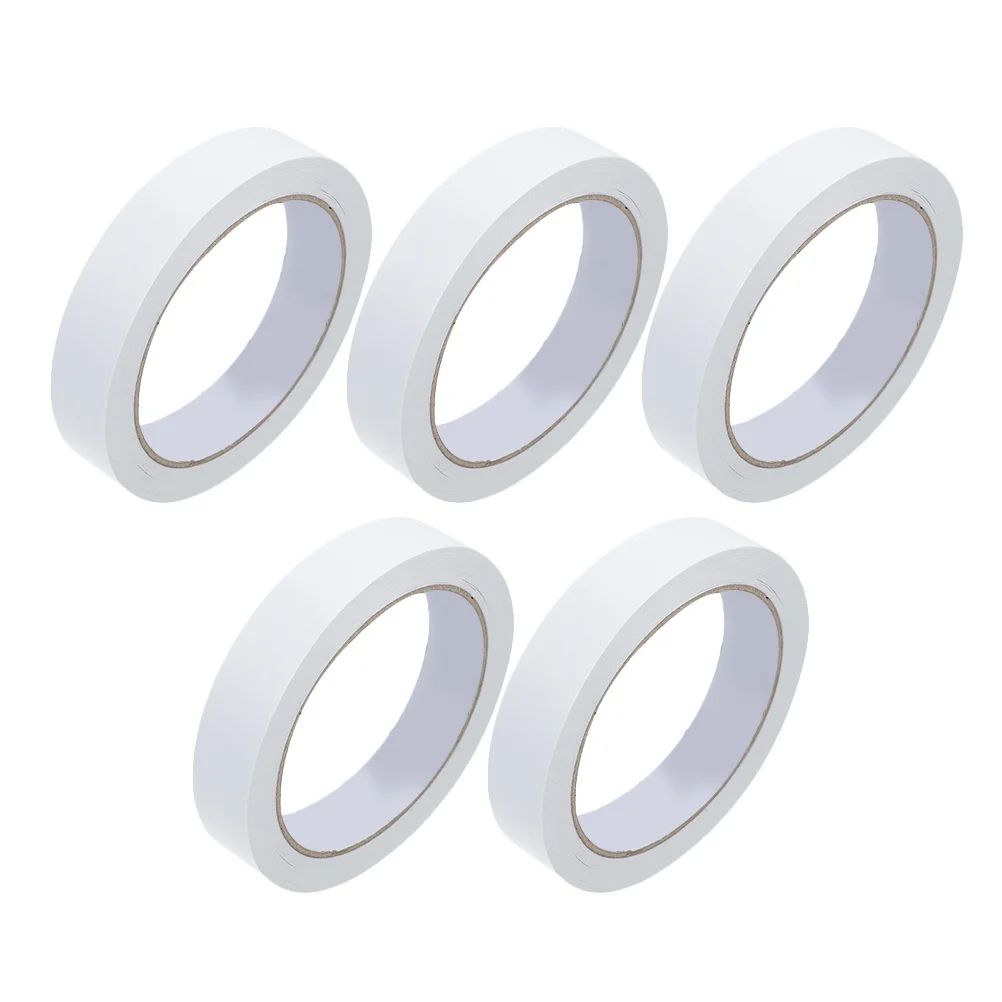 

5 pcs White Kraft Paper For Crafts Stationery Tearable Packaging Waterproof Sealing Adhesive Tape Carton Packing Tape