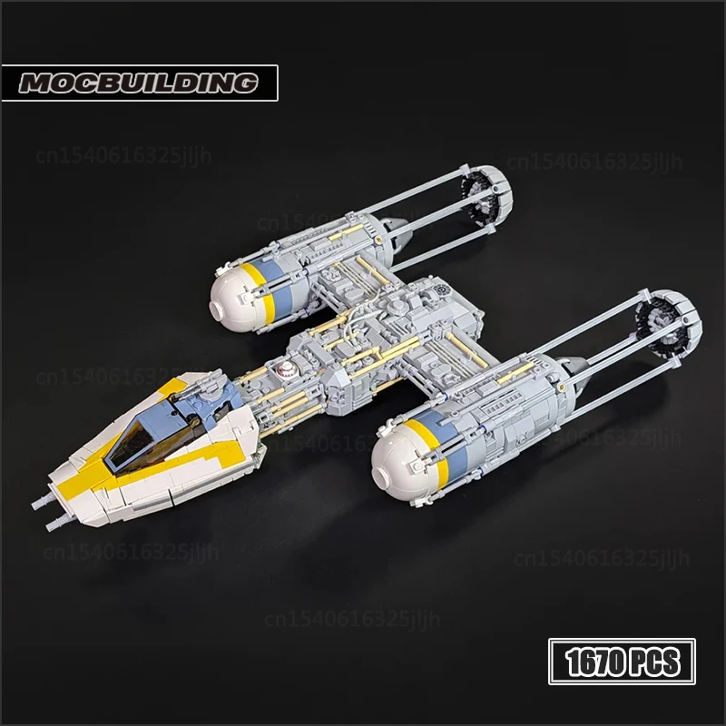 Star Movie MOC Building Block Wing Starfighter Technology Bricks DIY Assembly Model Display Toys Xmas Gifts