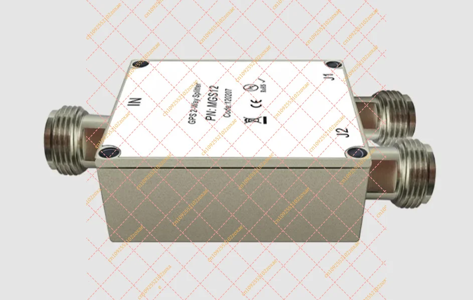 GPS GNSS Power Splitter 1 to 2, Active Signal Divider Amplifier, N SMA TNC Connector, Universal for Navigation System