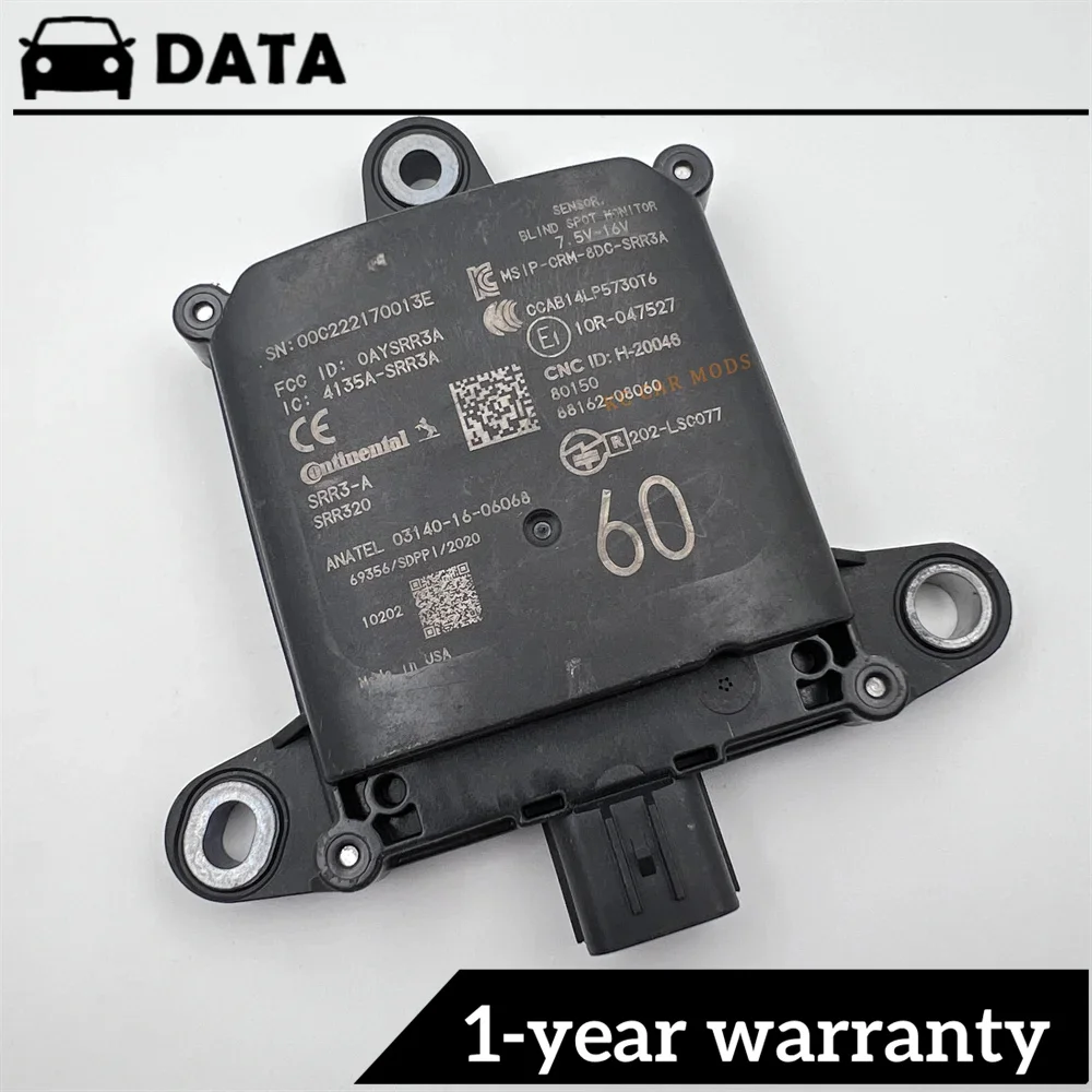 88162-08060(60) Blind Spot Sensor Module Distance sensor Monitor for 2021-2023 Toyota SIENNA 8816208060 Blind Spot Module Sensor