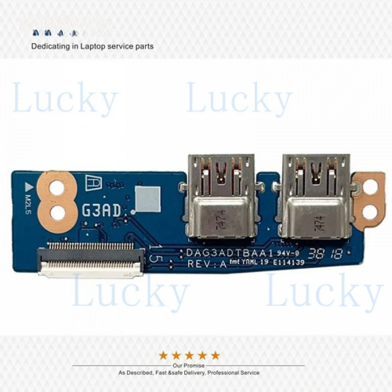 

f New DAG3ADTBAA1 For HP OMEN 3PRO 15-CE TPN-Q194 USB Board IO Board