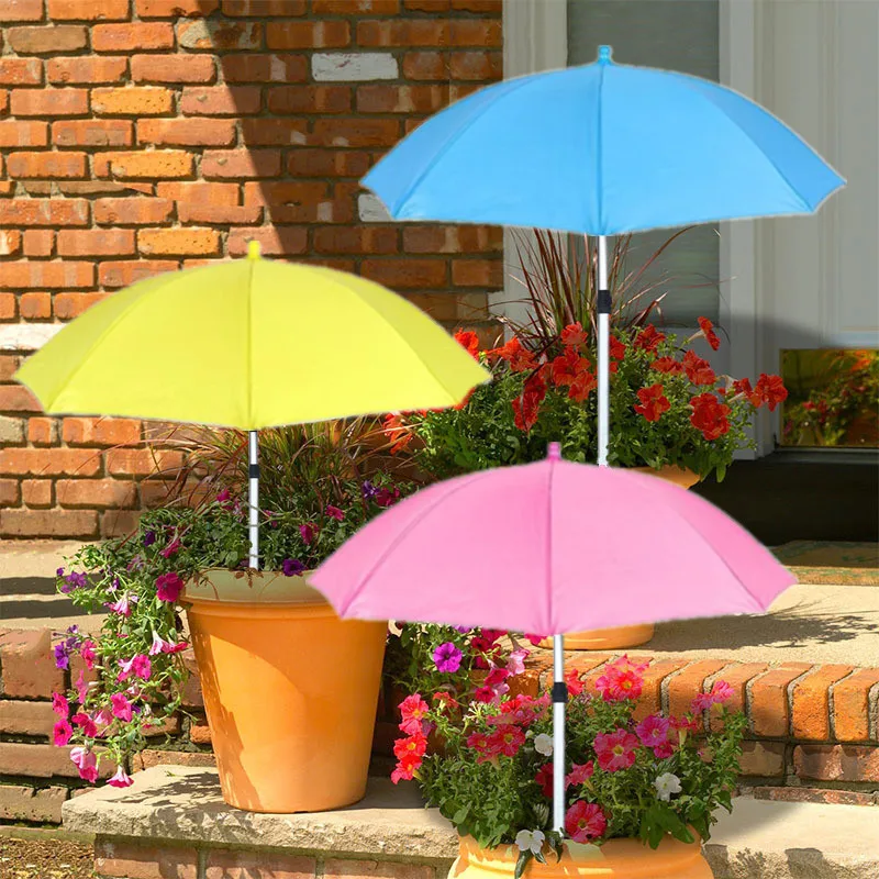Outdoor Plant Canopy Diameter 50cm Adjustable Height Waterproof Shade Cover for Garden Potted Plants