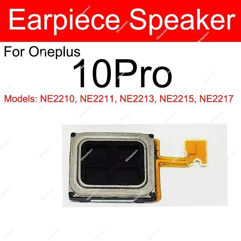 Earpiece Speaker For OnePlus 1+ 10 Pro 10R 10T 11 11R 12 12R 13 Top Earpiece Speaker Sound Flex Cable Replacement Parts