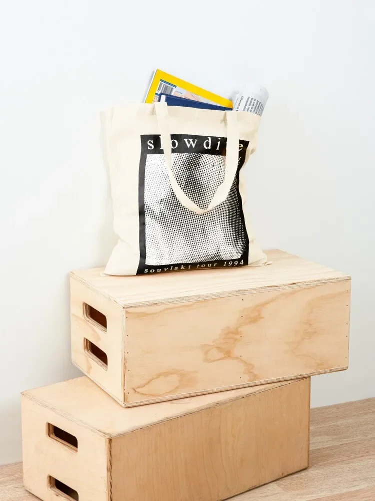 Slowdive Band Souvlaki Tour 1994 Tote Bag large size bags custom fabric bag Canvas bag luxury women