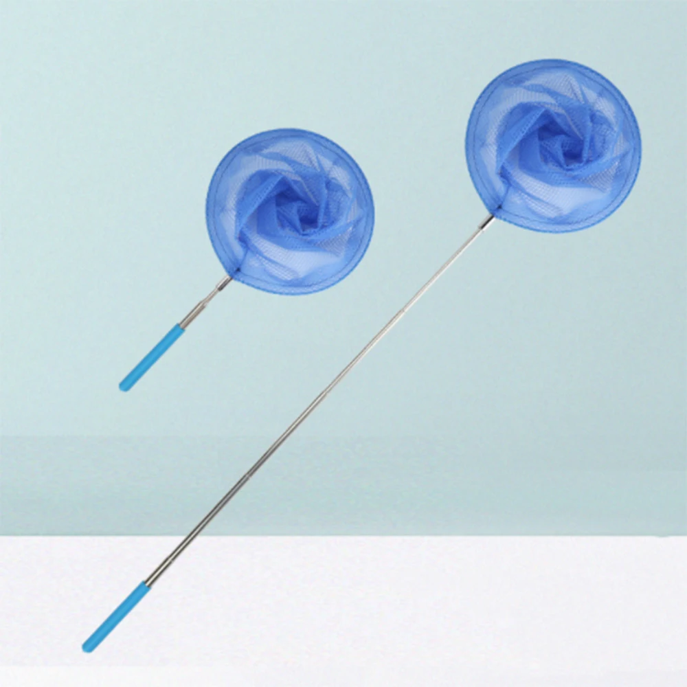 شبكة صيد قابلة للسحب للأطفال في الهواء الطلق على شكل فراشة اليعسوب شبكة من الفولاذ المقاوم للصدأ قابلة للطي من النايلون شبكات الهبوط