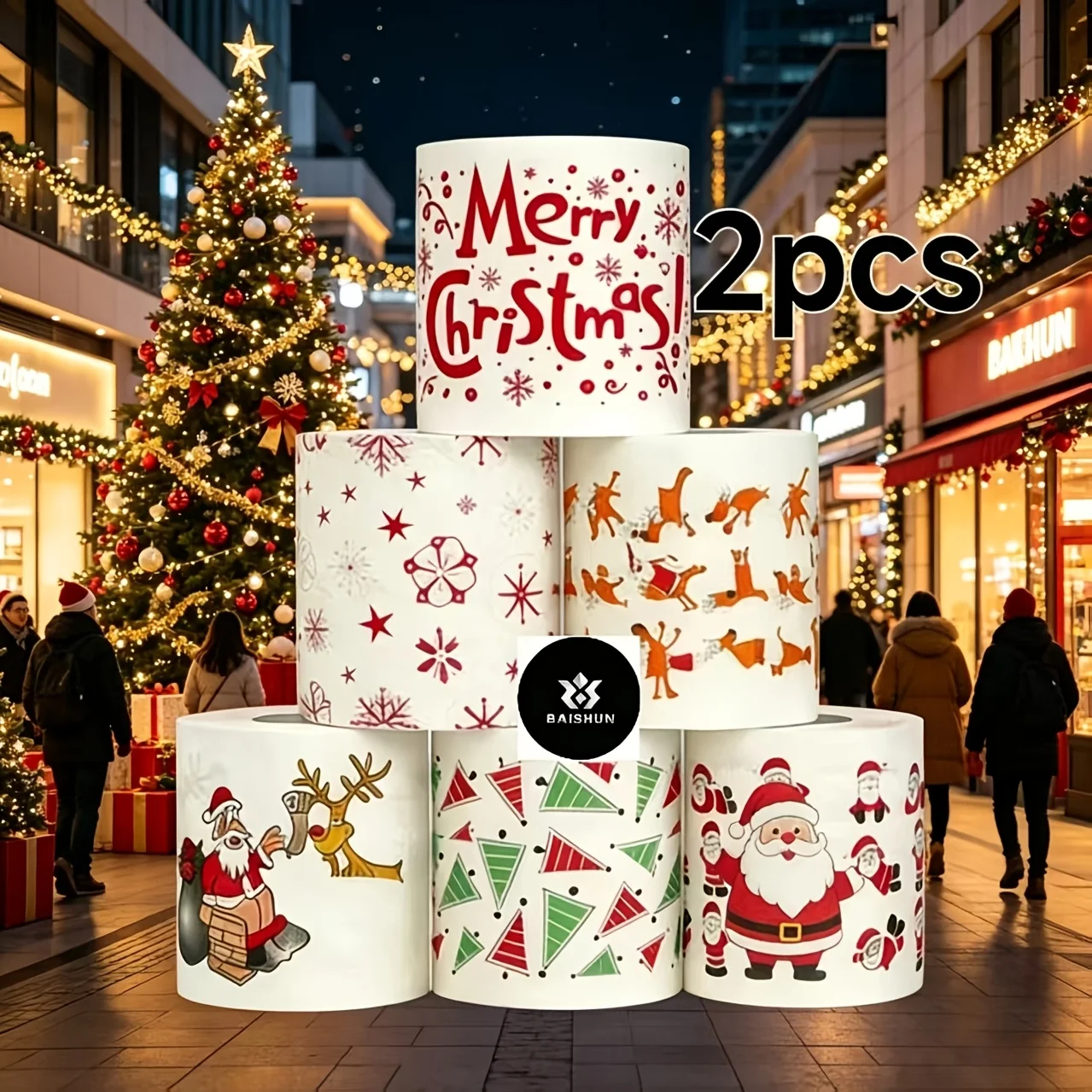 2-rolos-de-papel-toalha-com-estampas-natalinas-papai-noel-e-renas-papel-de-cozinha-descartavel-toalhas-decorativas-festivas-para-limpeza