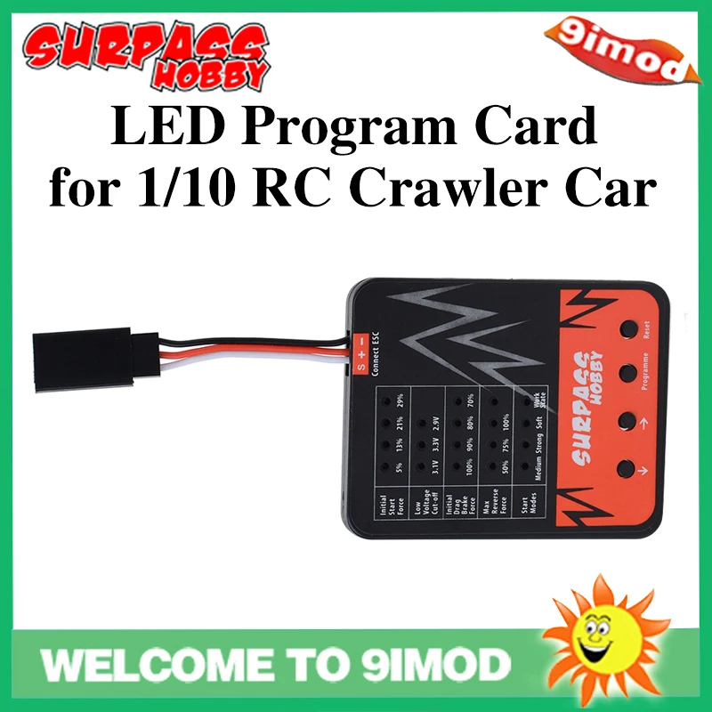 

SURPASSHOBBY RC автоматическая программная карта светодиодная программическая коробка специально для 1/10 RC гусеничного автомобиля ECS RC игрушки аксессуар