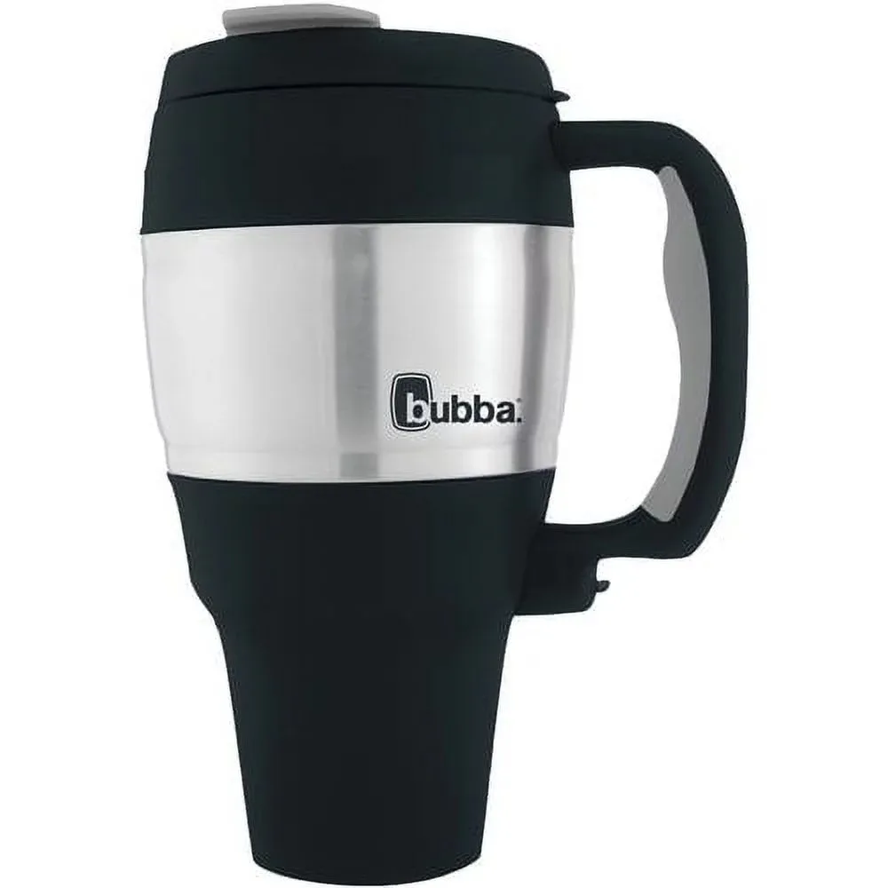 

Classic Stainless Steel Mug with Handle Black 34 Fl Oz.