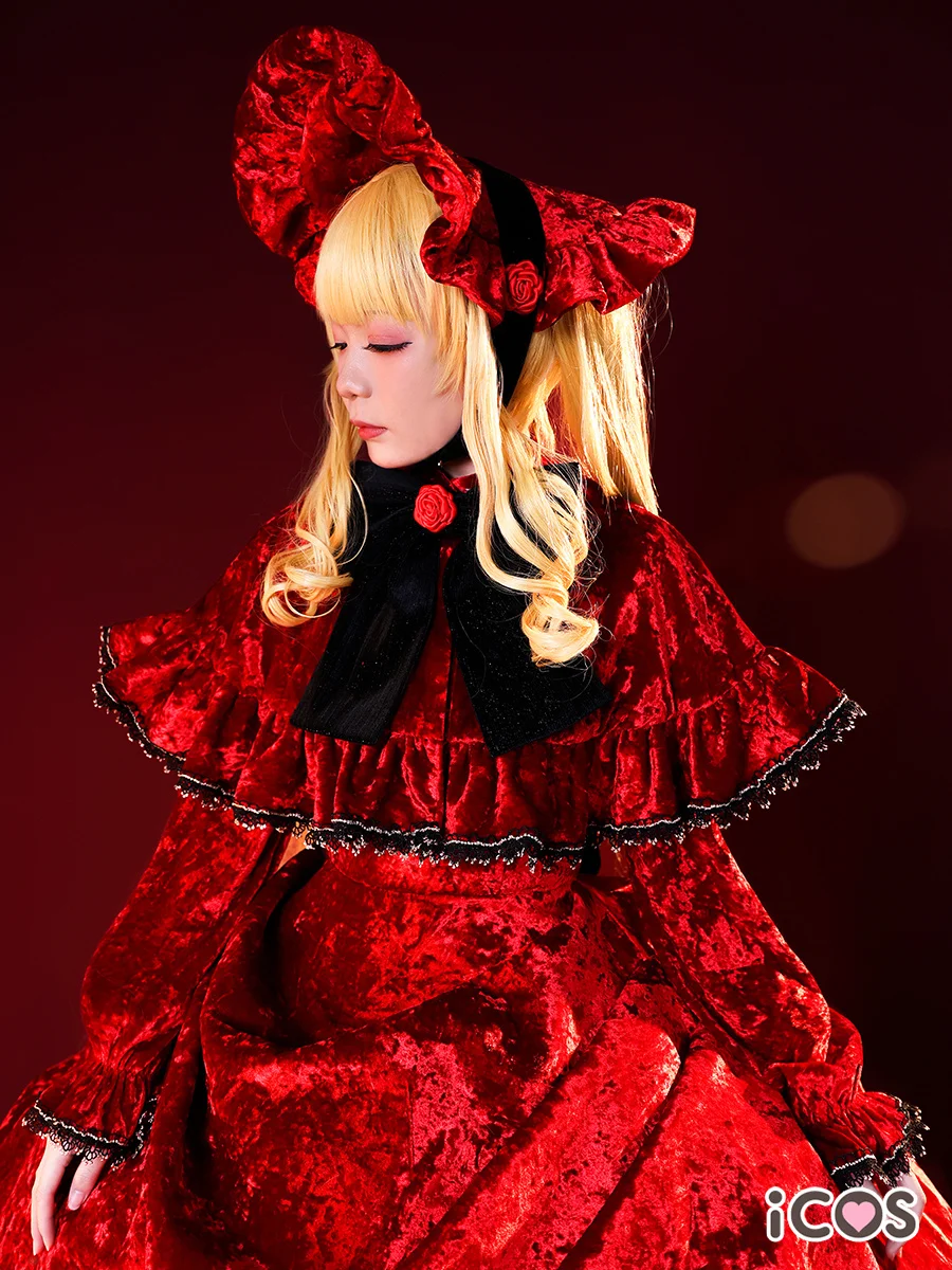 Anime Rozen Maiden Cosplay Shin Ku Costume donna Shinku Cosplay Lolita Red Dress Reiner Rubin Full Suit