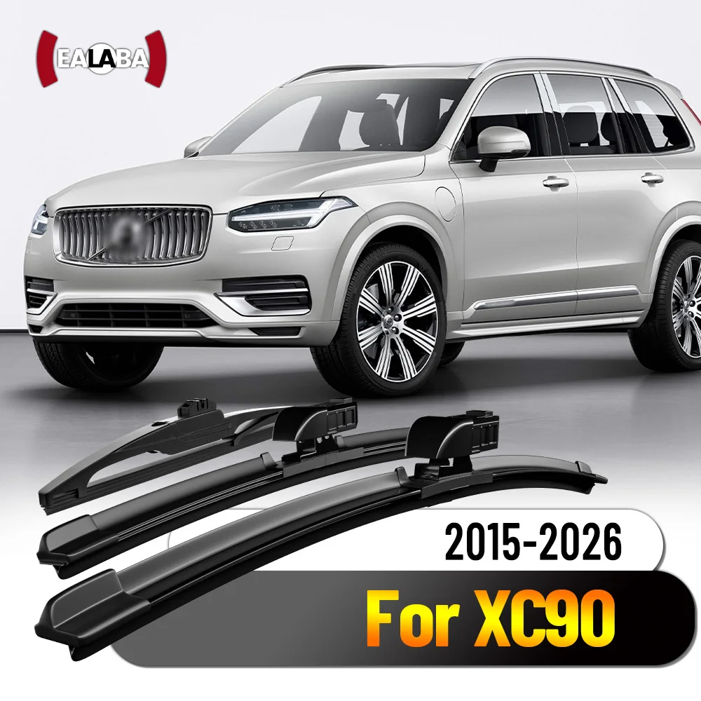 For Volvo XC90 2015-2026 1set Front & Rear Wiper Blades 2016 2017 2018 2020 2022 2024 2025 Windshield Accessories 24