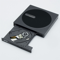 1 Piece USB 3.0 Type C External CD DVD RW Optical Drive Black Plastic DVD Burner Drive For Laptop External CD DVD Player