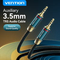 Vention 3.5mm Jack Audio Cable for Headphone Xiaomi Laptop Jack 3.5 Male to Male Car Aux Cable Jack 3.5 Speaker Cable Audio Cord