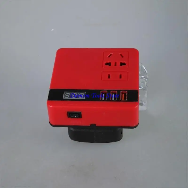 

57BE Easy Carry Power Inverters Small Power Station Generator Multifunction Adapter for Battery Converts for Travel & Home