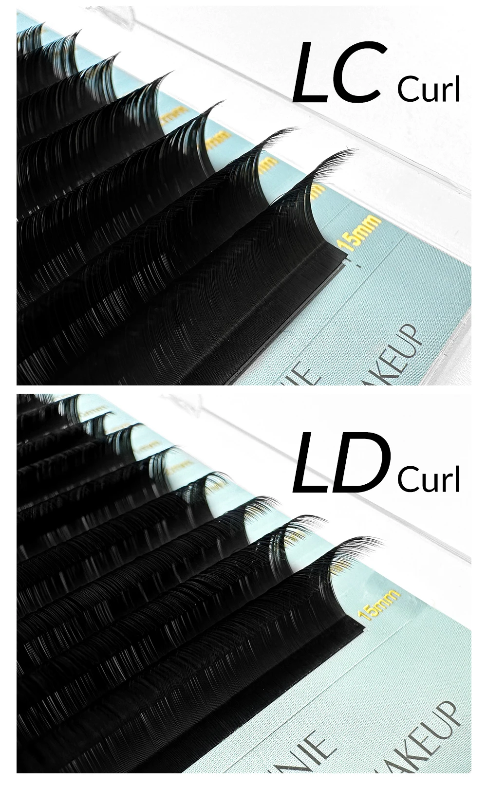 ABONNIE Cashmere Lash Trays I/J/B/L/LB/LJ/M/LU/LC/LD/C/CC/D/DD Curl Matte Wimpernverlängerungen Cashmere Einzelwimpernverlängerungen – Detail 9