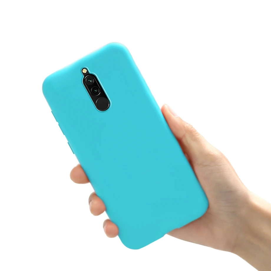 Für Xiaomi Redmi 8 Fall Weiche TPU Candy Farbe Matte Abdeckung Silikon Fall Für Redmi 8 8A Dual 8A pro Zurück Shell Abdeckung Coque Bumper – Detail 11