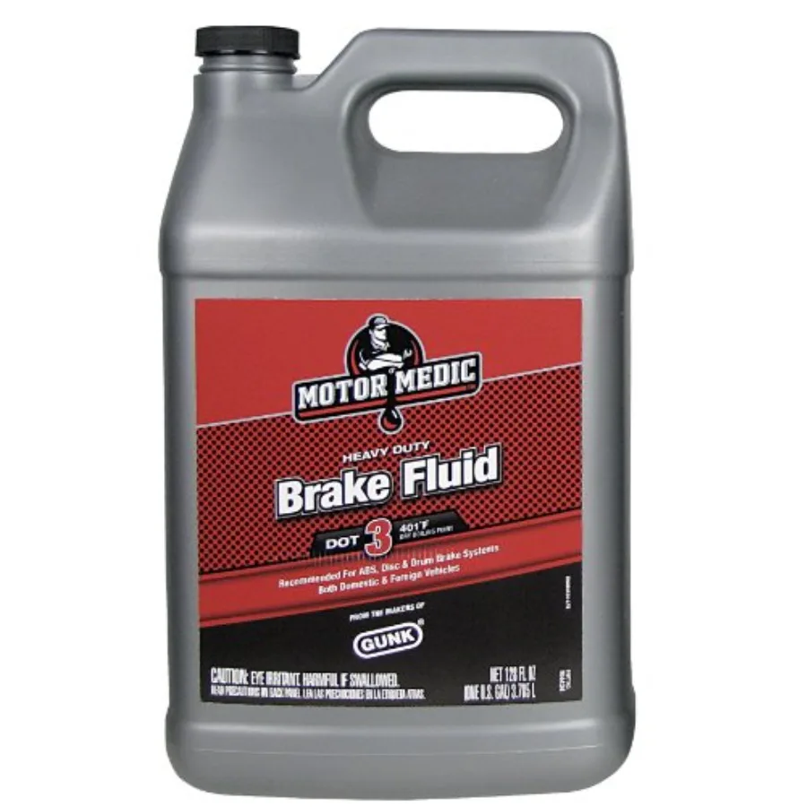 

Niteo Motor Medic M4434 DOT 3 Heavy Duty Brake Fluid - 1 Gallon